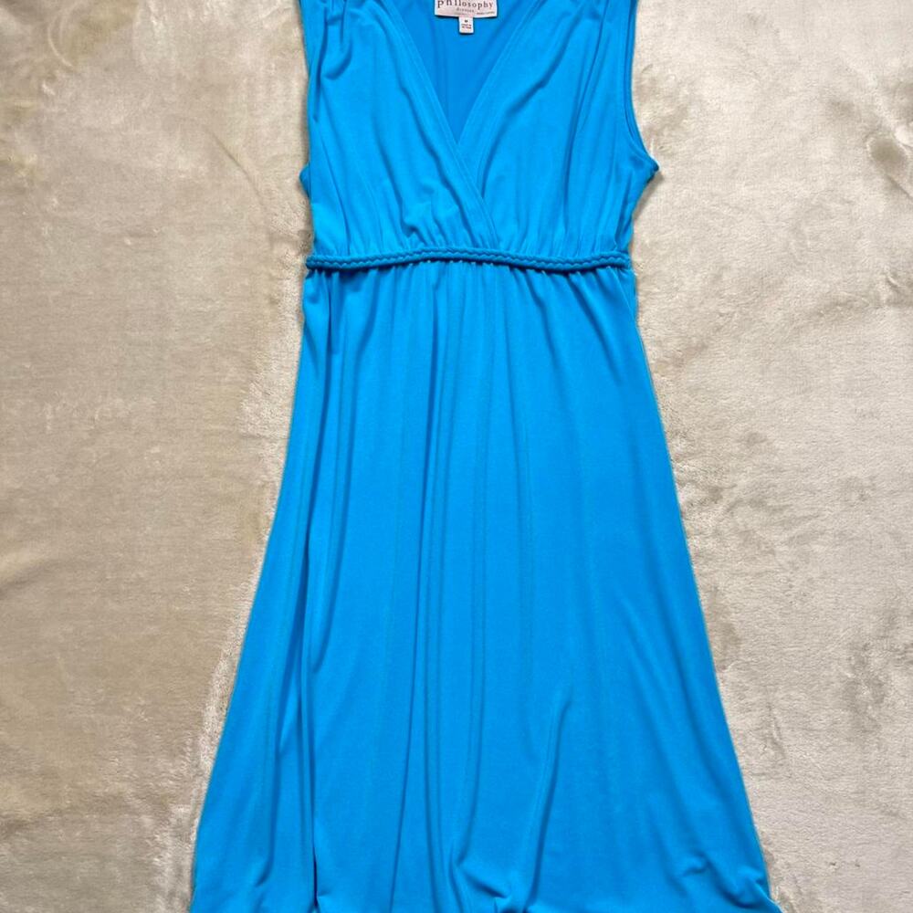 Philosophy Dress Turquoise Blue Medium